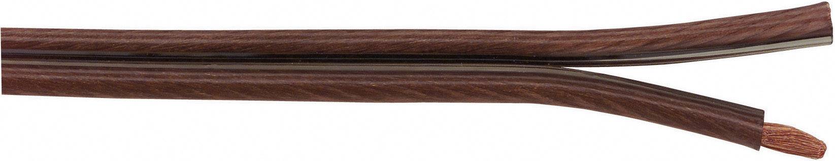 AIV 23508T Luidsprekerkabel 2 x 6 mm² + 2 x 6 mm² Rook (transparant) per meter