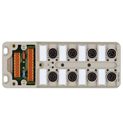 Weidmüller SAI-8-M 4P IDC UT 1766801000 Passieve sensor/actorbox M12-verdeler met metalen schroefdraad 2 stuk(s) Piece