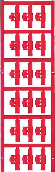Weidmüller 1813250000 SFC 0/30 NEUTRAL RT Kabelmarkeringdrager Montagemethode: Vastklemmen Markeringsvlak: 4.10 x 30 mm Rood Aantal markeringen: 150 150 stuk(s)