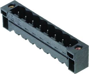 Weidm&uuml;ller 1820650000 Male behuizing (board) BL/SL 5.08 Totaal aantal polen: 18 Rastermaat: 5.08 mm Inhoud: 20 stuk(s)