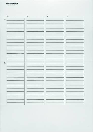 Weidmüller 1821030000 ET S7-400-GE-A4-2 Labelprinter Markeringsvlak: 11.50 x 251 mm Geel Aantal markeringen: 140 1 stuk(s)