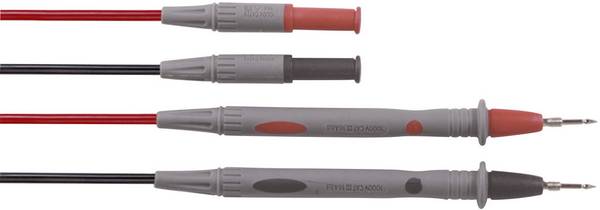 Rigol LEAD-DMM komplet sigurnosnih mjernih vodova lamelni muški konektor 4 mm sonda 1.20 m crna, crvena 1 St.