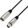 Adam Hall K3MMF0600 XLR priključni kabel [1x ženski konektor XLR - 1x muški konektor XLR] 6.00 m crna