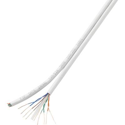Dva kraja Ethernet kabela: Jedan prikazuje otvoreni kraj s obojenim paricama, pogodan za mrežne instalacije.