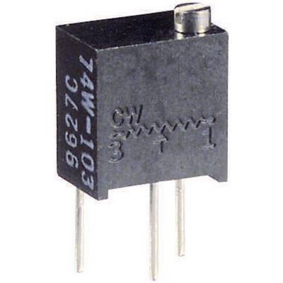 Crni, pravokutni elektronički element s tri metalne pins; natpis '9627C 1AW-103'.