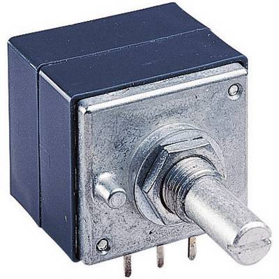 Srebrni prekidač s metalnim kućištem i četiri priključne pine, pogodan za upravljanje elektroničkim uređajima.