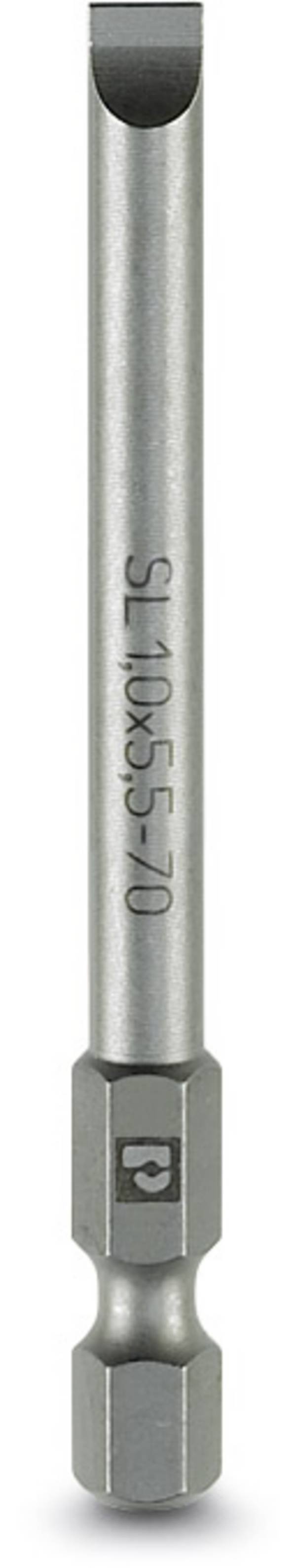 <br>  Phoenix Contact<br>  1212575<br>  SF-BIT-SL<br>  pljosnati bit<br>  Pogon (odvijač): 1/4" (6.3 mm)<br>  Izlaz: ravni prorez<br>  <br>  70 mm<br>