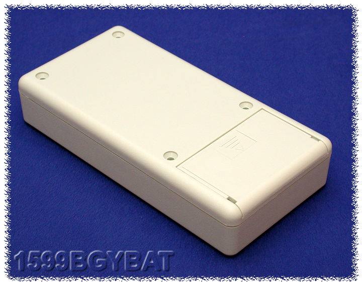 Hammond Electronics 1599BGYBAT ručno kućište 130 x 65 x 25 ABS siva 1 St.