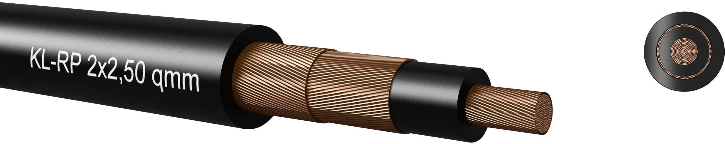 Kabeltronik 550140000-1 Luidsprekerkabel 1 x 4 mm² + 1 x 4 mm² Zwart per meter