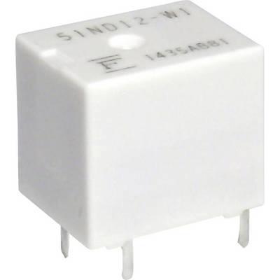 Bijeli, kvadratni elektronički relej s natpisom '5IND12-W1'. Ima tri metalna pina na donjem dijelu.