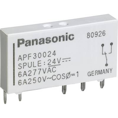 Panasonicov relej APF30024, 24V-zavojnica, za 6A, 277VAC i 250V~. Podrijetlo: Njemačka.