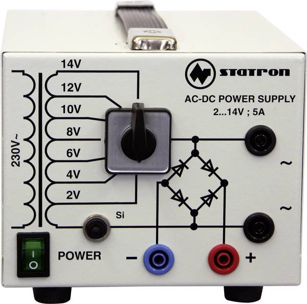 Statron 5359.3 laboratorijsko napajanje, podesivo Kalibriran po (ISO) 2 - 14 V/AC 5 A 75 W   Broj izlaza 2 x