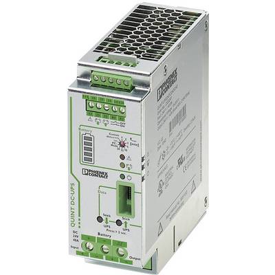 Industrijski napajač s istosmjernim izlaznim naponom od 24 V. Prikazuje priključke i status LED-diode. Logotip marke vidljiv na kućištu.