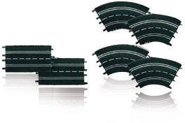Kit : droite + courbe 130° 124e Carrera 132 Revell Carrera - vue 3