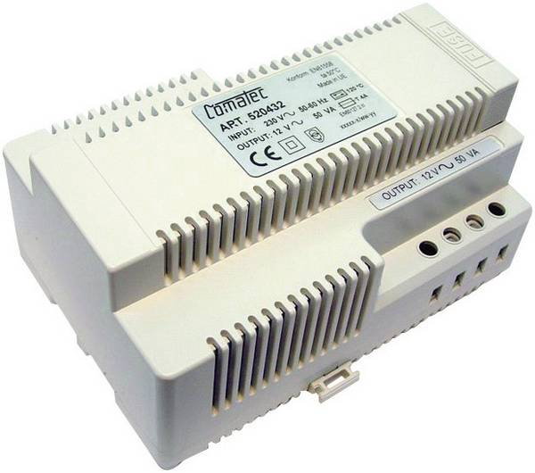 Comatec TBD205012F6 DIN-napajanje (DIN-letva)  12 V/AC 4.17 A 50 VA   Content 1 St.