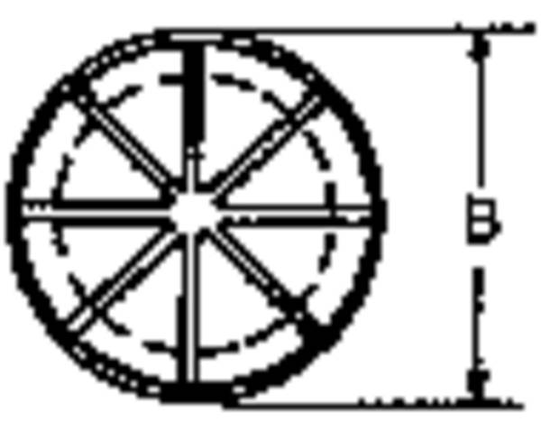 PB Fastener AF0625 kabelska uvodnica Stezaljka Ø (maks.) 11.1 mm Debljina ploče (maks.) 3.2 mm poliamid crna 1 St.