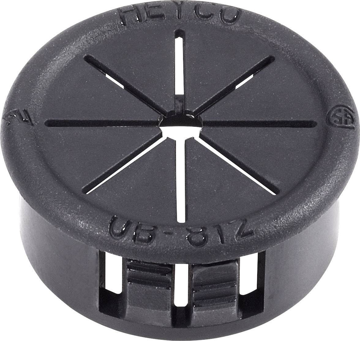 PB Fastener AF0812 Kabeldoorvoering Klem-Ø (max.) 12.7 mm Plaatdikte (max.) 3.2 mm Polyamide Zwart 1 stuk(s)