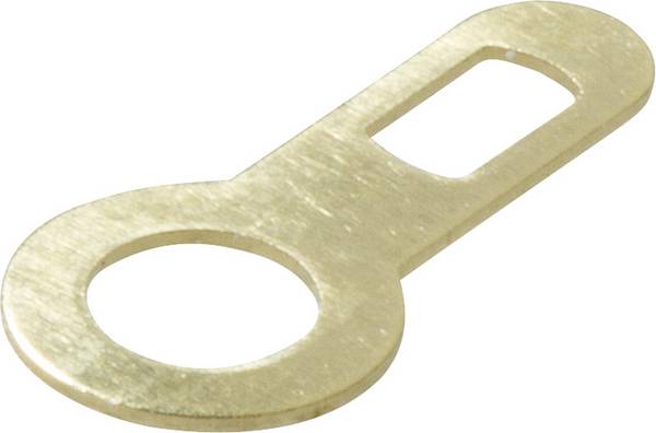 Vogt Verbindungstechnik 2003.60 lemna ušica Površina kontakta mesing 100 St.  (D x Š) 9 mm x 5.5 mm