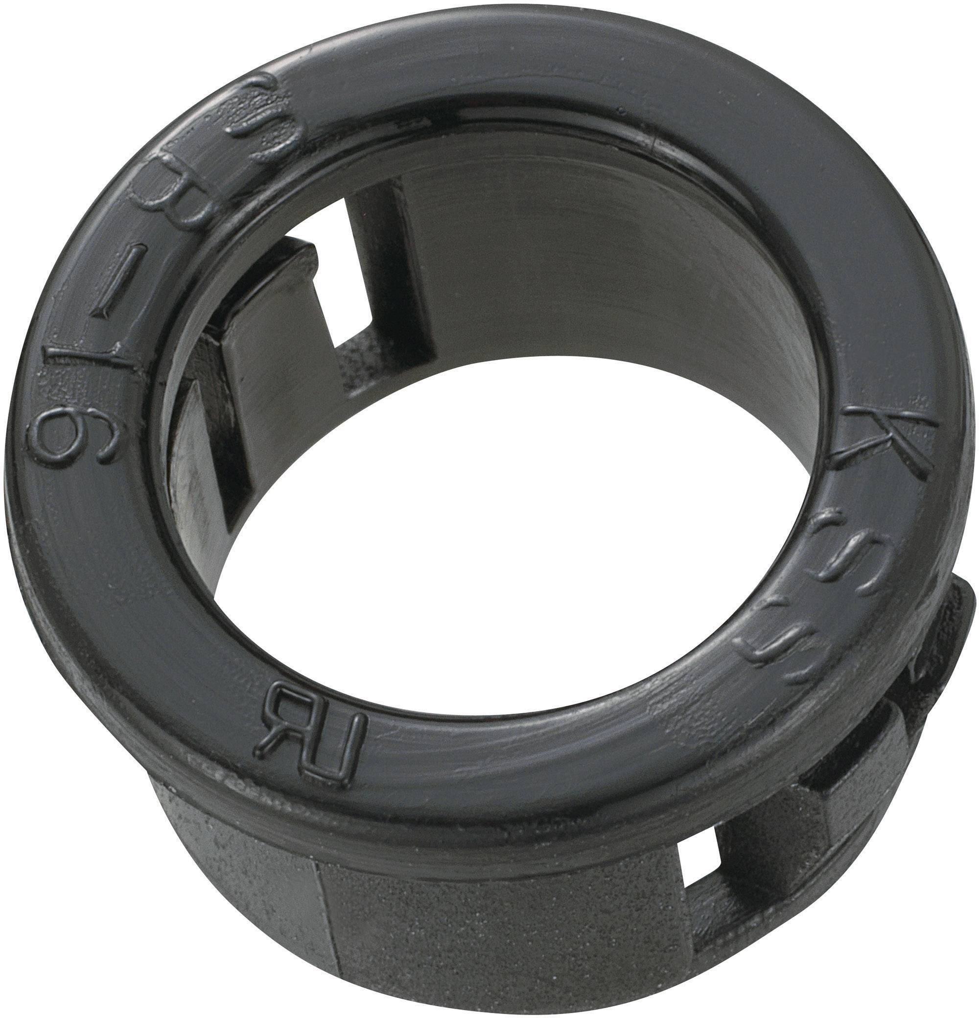 TRU COMPONENTS TC-SBR16203 Kabeldoorvoering Klem-Ø (max.) 12.7 mm Plaatdikte (max.) 3.2 mm Polyamide Zwart 100 stuk(s)