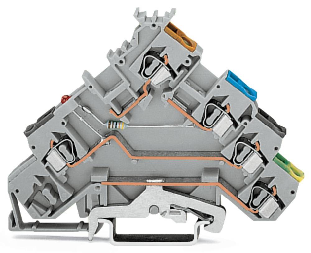 WAGO 280-570/281-434 inicijatorska stezaljka 5 mm opruga Dostupnost: l siva 50 St. Package