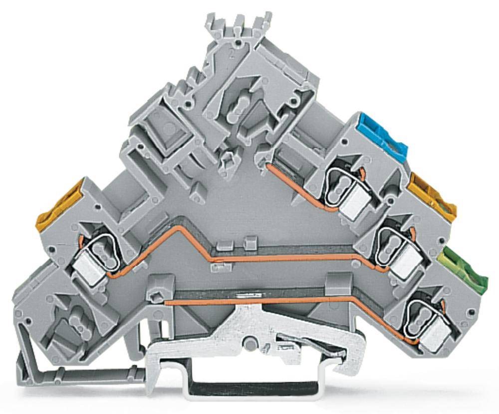 WAGO 280-572 aktivatorska stezaljka 5 mm opruga Dostupnost: l siva 50 St.