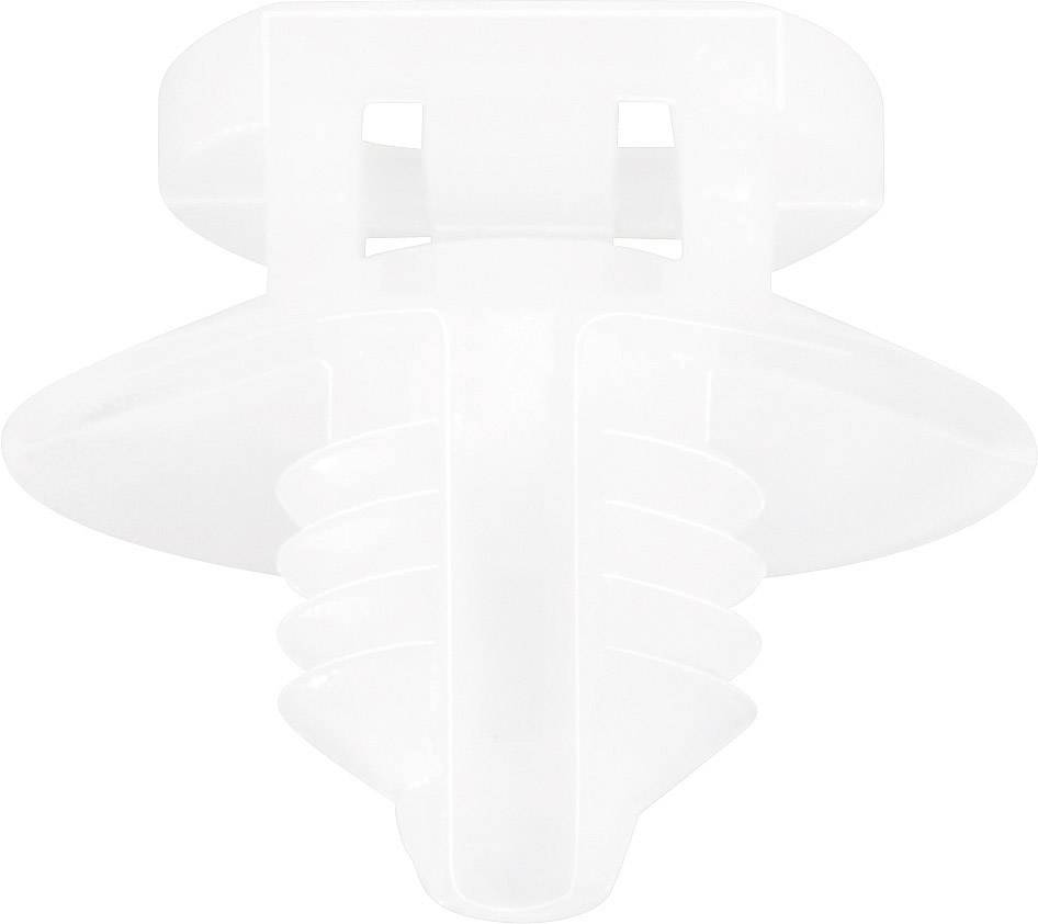 TRU COMPONENTS TC-PHC-5203 Kabelhouder 1593074 Bundel-Ø (bereik) 13.40 mm (max) Met lamellenvoet Natuur 1 stuk(s)