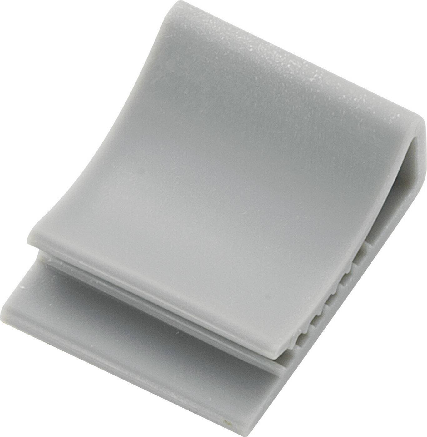 TRU COMPONENTS FCC-15 Bevestigingssokkel 543133 Voor lintkabel Lichtgrijs 1 stuk(s)