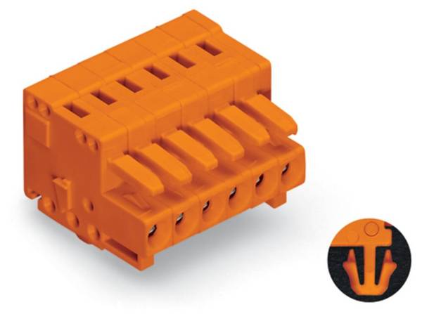 WAGO kućište kabelske utičnice 734 Ukupan broj polova 8 Raster: 3.81 mm 734-208/008-000 50 St.