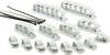 TRU COMPONENTS WCM-SET-TT držač kabela samoljepljiva 1386629 prozirna 19 St.