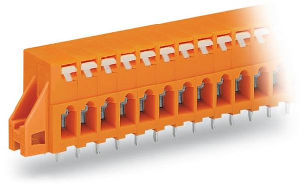 WAGO 741-235 opružna blok spojka 2.50 mm² Broj polova (broj) 5 narančasta 120 St.