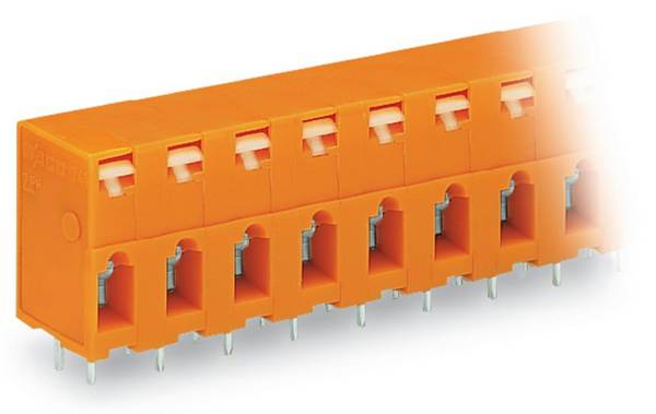 WAGO 741-405 opružna blok spojka 2.50 mm² Broj polova (broj) 5 narančasta 120 St.