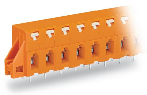 WAGO 741-424 opružna blok spojka 2.50 mm² Broj polova (broj) 4 narančasta 100 St.