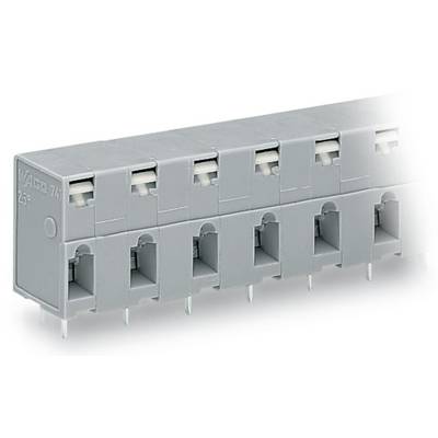 Sivi električni konektor s više priključaka, pogodan za integraciju u elektroničke uređaje ili sklopove.