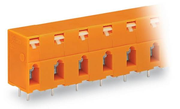 WAGO 741-608 opružna blok spojka 2.50 mm² Broj polova (broj) 8 narančasta 60 St.