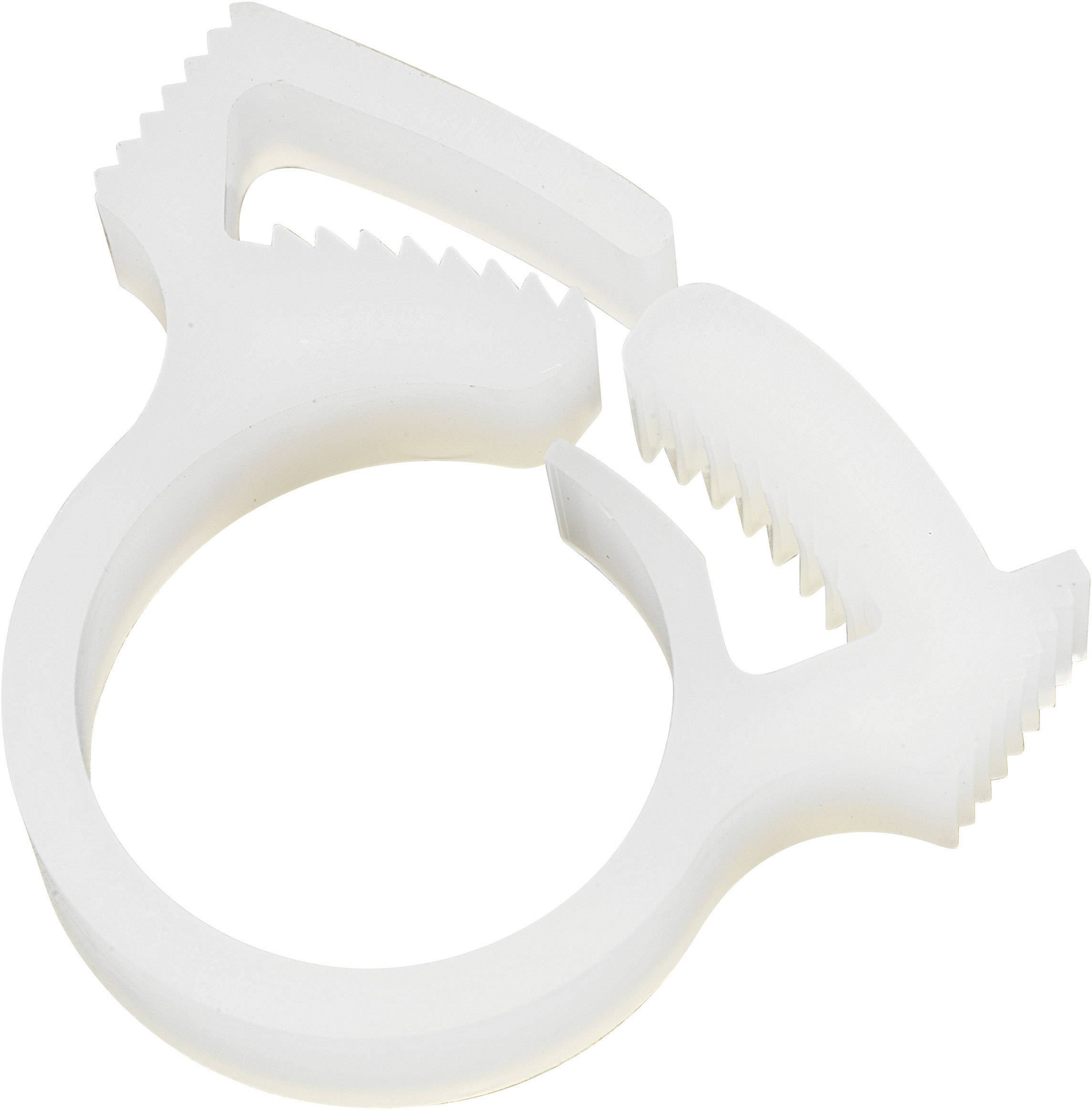 TRU COMPONENTS TC-28530C698203 montažna obujmica 1593104 Snop Ø, područje 13.50 mm (max) samozaporni, ponovno zatvoriv prirodna 1 St.