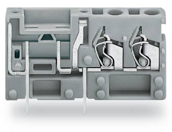WAGO 742-161 opružna blok spojka 2.50 mm² Broj polova (broj) 1 siva 200 St.    siva WAGO 742-161 Sadržaj: 200 St.