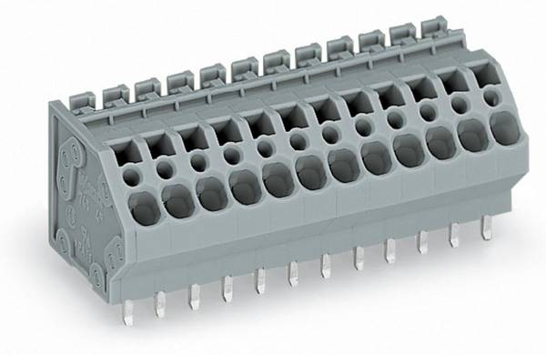 WAGO 745-106 opružna blok spojka 4.00 mm² Broj polova (broj) 6 siva 80 St.
