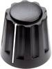 Mentor 4331.4001 4331.4001 okretni gumb s pokazivačem crna (Ø x V) 14.5 mm x 14 mm 1 St.