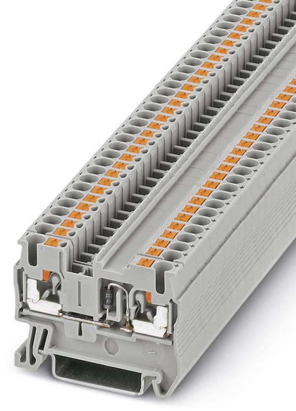 Phoenix Contact 3210237 prolazna redna stezaljka 5.2 mm brzo spajanje  siva 50 St.
