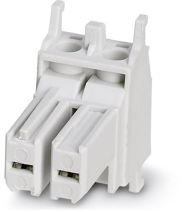 Bijeli utikač s dva priključka, koji se tipično koristi za električne primjene.