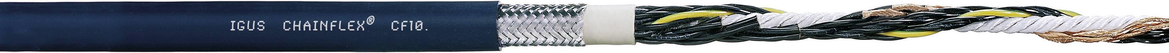 igus CF10.02.04 Geleiderkettingkabel Chainflex CF 4 x 0.25 mm² Blauw per meter