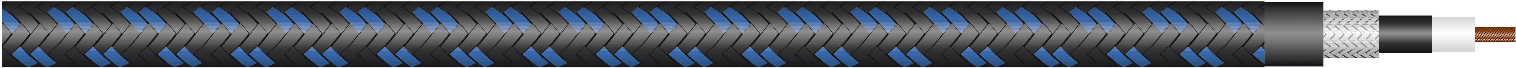 Sommer Cable 300-0112 Instrumentkabel 1 x 0.5 mm² + 1 x 0.50 mm² Zwart, Blauw per meter