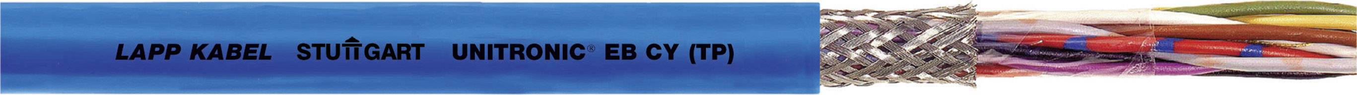 'UNITRONIC® EB CY (TP)' kabel prikazuje višebojne izolirane žice sa zaštitnim ekranom i plavom vanjskom ovojnicom, označen natpisom 'Lapp Kabel Stuttgart'.