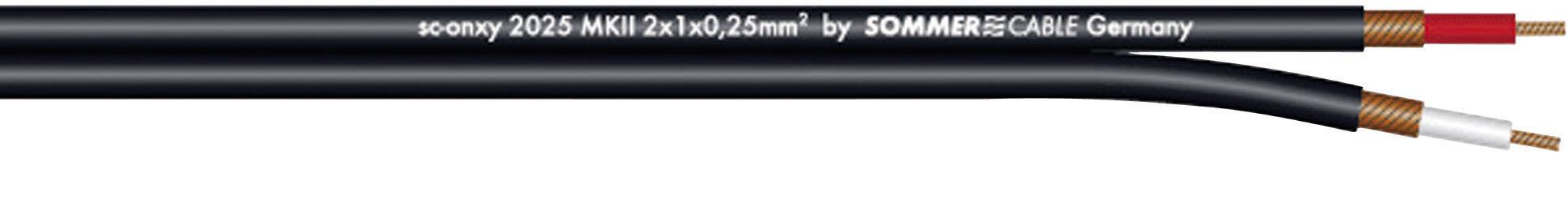 Sommer Cable 320-0101 Instrumentkabel 1 x 2 x 0.25 mm² Zwart per meter