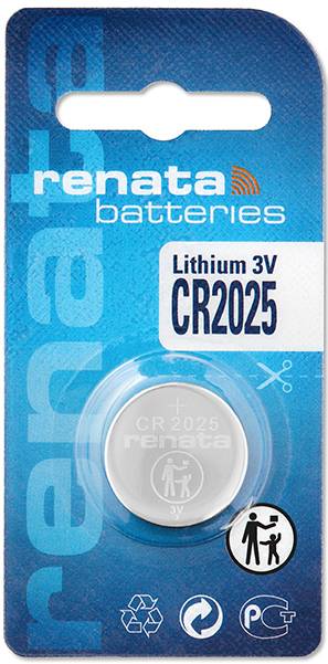 Renata gumbasta baterija CR 2025 3 V 1 St. 165 mAh litijev-0