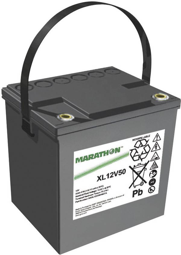GNB Marathon XL12V50 NAXL120050HM0FA olovni akumulator 12 V 50.4 Ah olovno-koprenasti (Š x V x D) 220 x 219 x 172 mm M6 vijčani priključak bez održavanja