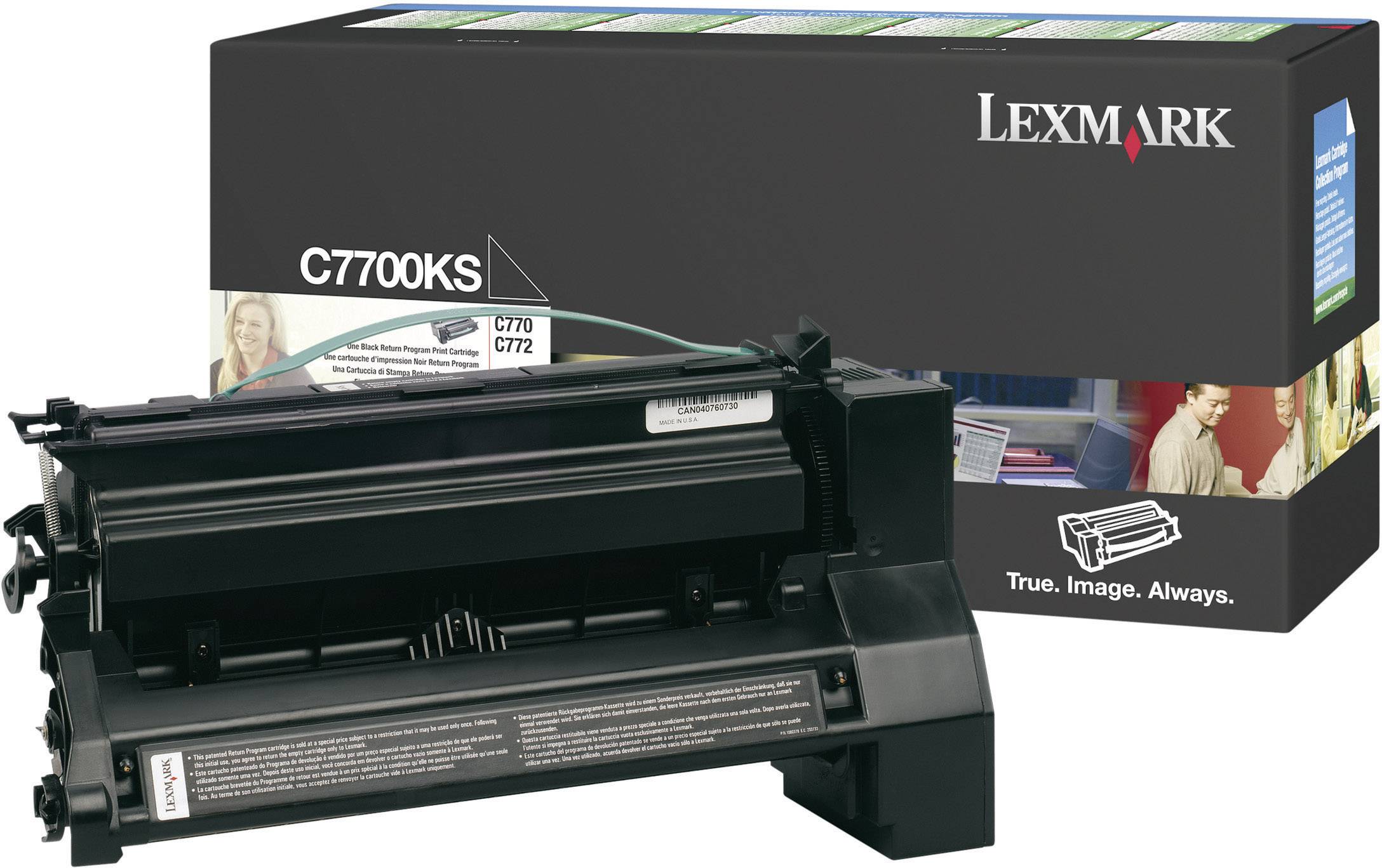 Originalni toner C7700KS Lexmark crna kapacitet stranica maks. 6000 stranica-0