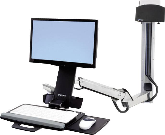 Ergotron ruka za produžetak Pogodno za seriju (držač): Ergotron styleview kombinirana ruka za sjedenje i stajanje srebrn-1