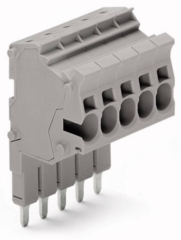 WAGO 2004-554 letva rednih stezaljki 6.20 mm opruga  siva 25 St.