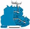 WAGO 2000-2204/099-000 dvokatna prolazna stezaljka 4.20 mm opruga Dostupnost: n, n plava boja 50 St.